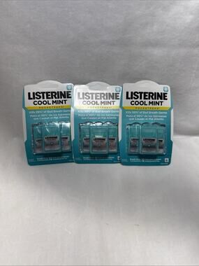 Listerine Cool Mint Pocketpaks Breath Strips 3 Pk./24 Strips 216 Count total